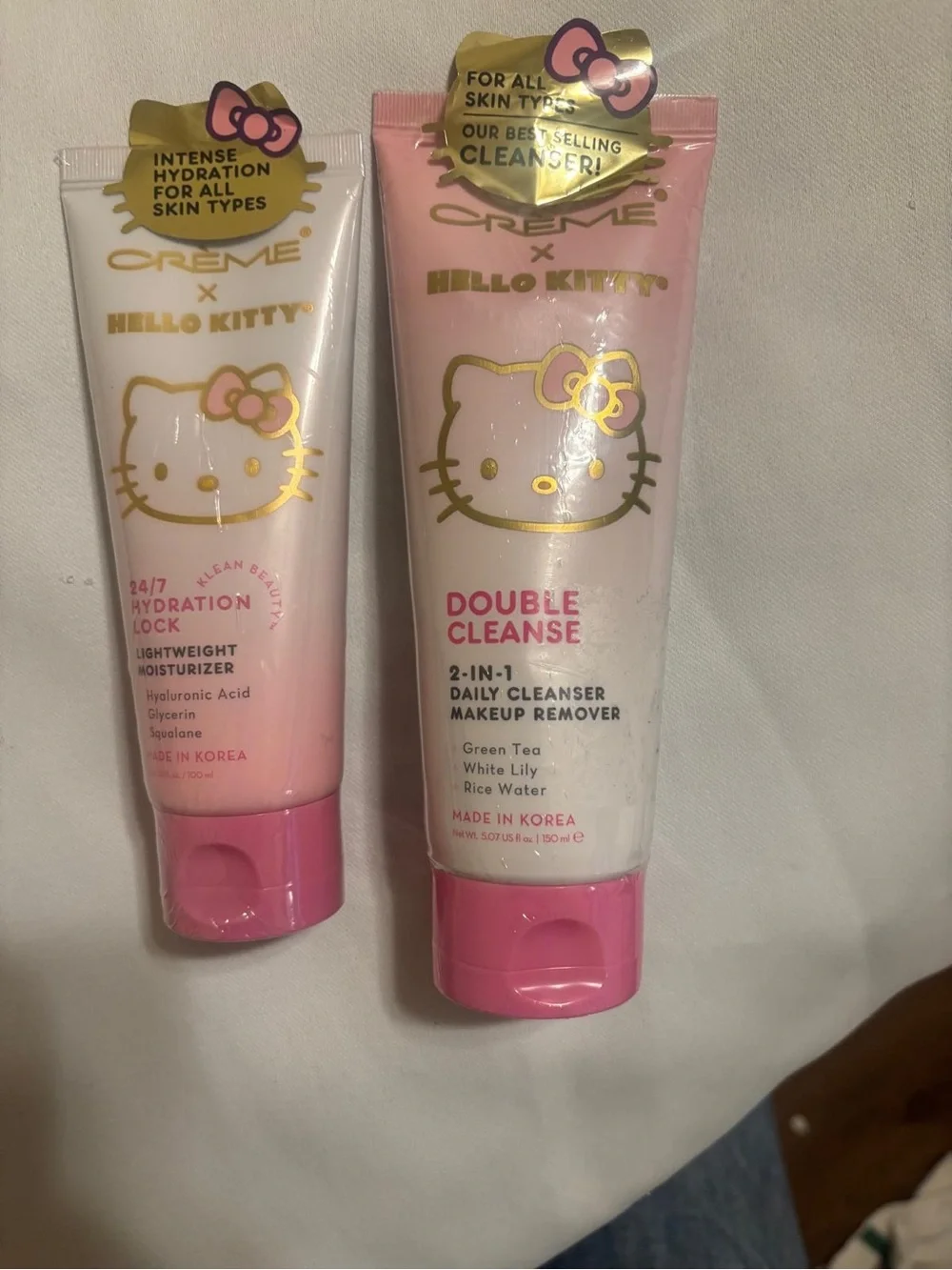 Hello Kitty Pink Daily Double Cleanse & Hydration Duo
